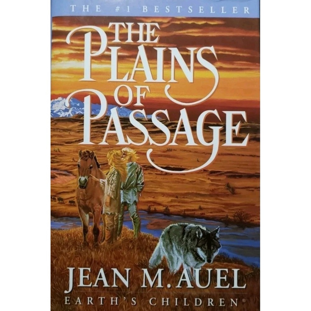 The Plains of Passage Earth's Children Series (7th) by Auel Jean M Hardcover NEW